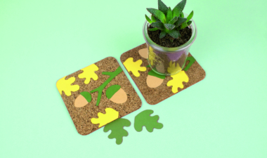 DIY Les dessous de verres automnaux